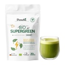 Bio Supergreen Energy – Grünes Superfood Pulver mit natürlichem Koffein für Sport, Energie, Fokus & aktive Tage – Vegan – 100 g