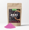 Biomatea Acai Beeren Pulver 100g - Rein & aus Brasilien - Ideal für Smoothies & Desserts - Nährstoffreich