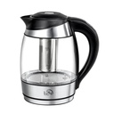 Glas Wasserkocher 1.8L mit abnehmbares Teesieb Temperatureinstellung