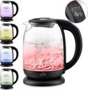 Glas Wasserkocher, 1.7 Liter, Temperatureinstellung